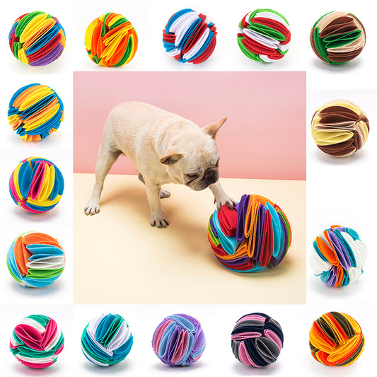 Foldable Dog Snuffle Ball Dog Training Toys Increase IQ Intelligence Toy - Le Frenchie Flair