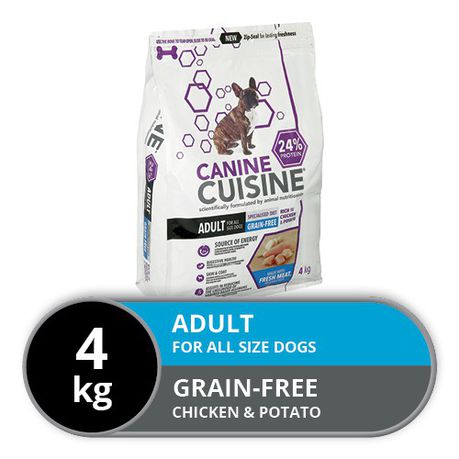 Canine Cuisine Adult Grain Free Chicken & Potato Dog Food French Bulldog Pet Supplies - Le Frenchie Flair