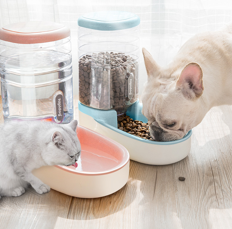 Automatic Pet Feeder & Water Bowl for Dogs & Cats French Bulldog Pet Supplies - Le Frenchie Flair