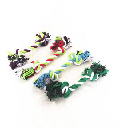 Double knot cotton rope knot dog toy - Le Frenchie Flair
