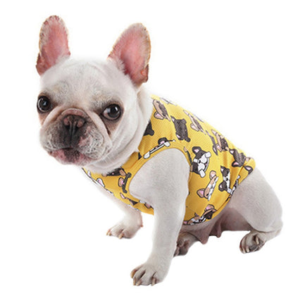 Frenchie Summer Cooler Pet Clothes - Le Frenchie Flair