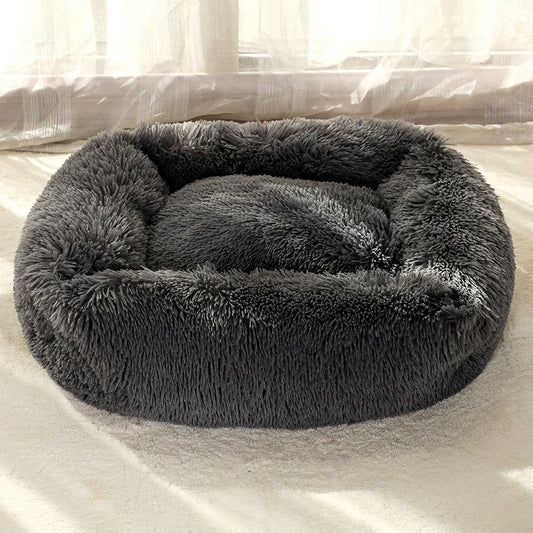 The Ultimate Cozy Plush Pet Nest Bed for Dogs & Cats - Le Frenchie Flair