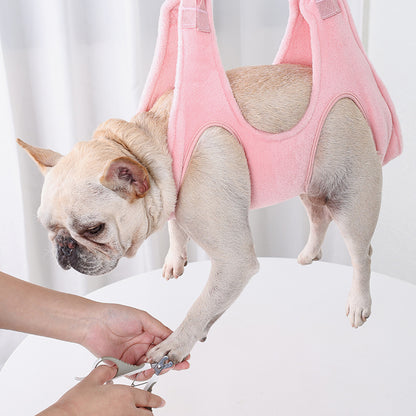 Grooming Assist Pet Hammock - Le Frenchie Flair
