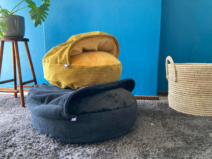 Cozy Caves Luxury Dog Bed - Le Frenchie Flair