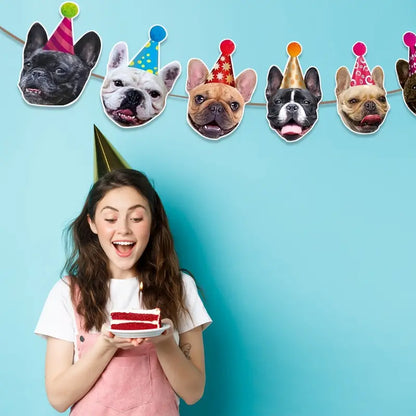 Cute French Bulldog Birthday Garland Party Decorations Frenchie Mom Le Frenchie Flair TU