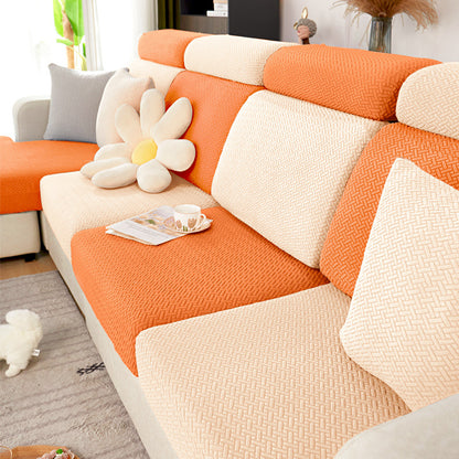 Stretch Universal Sofa Couch Cushion Slipcover for Pet Hair - Le Frenchie Flair