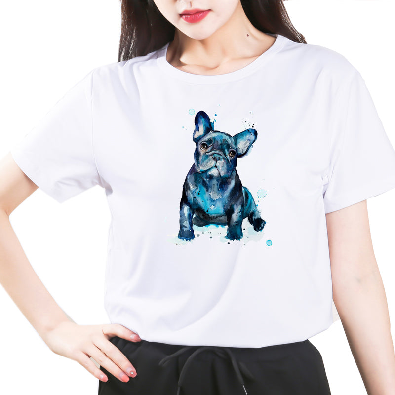 French Bulldog Dog Print T-shirt For Men And Women - Le Frenchie Flair