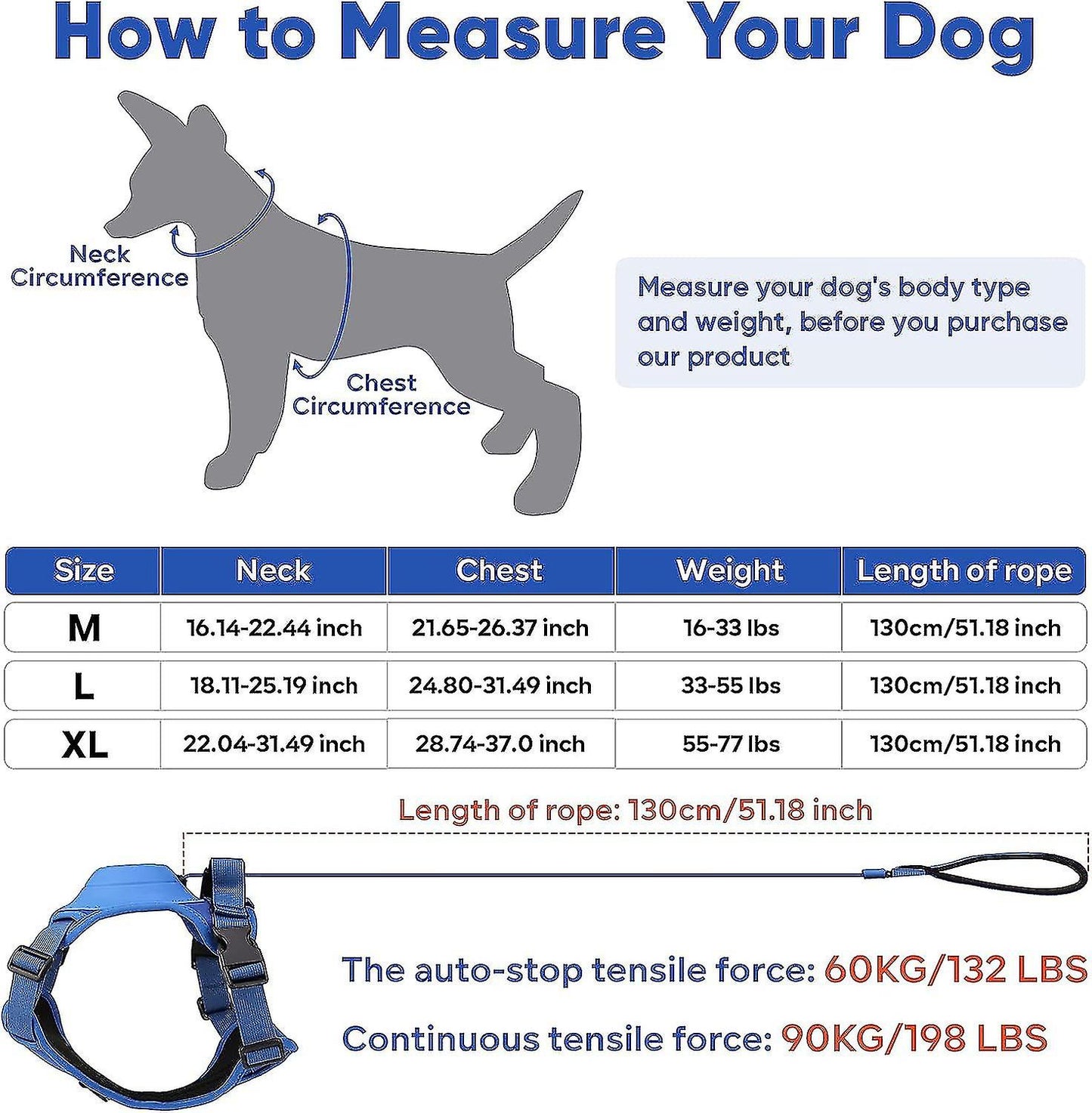 No-pull Adjustable Soft Dog Vest Harness with Retractable Leash - Le Frenchie Flair